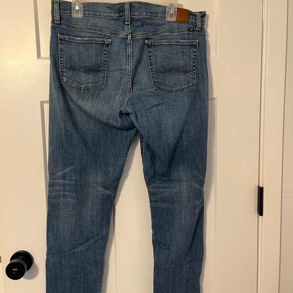 LUCKY BRAND Women Medium Wash SIENNA SLIM BOYFRIEND Jeans Size 12/31 Distressed - Picture 5 of 13